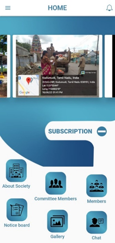 Society home screen